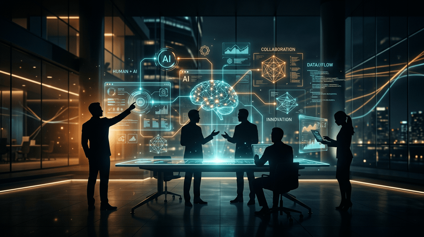 We plakken geen AI op je organisatie. We herontwerpen hoe je werkt.